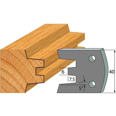 IGM Professional IGM Profil 113 - pár obmedzovačov 40x4mm SP F027-113