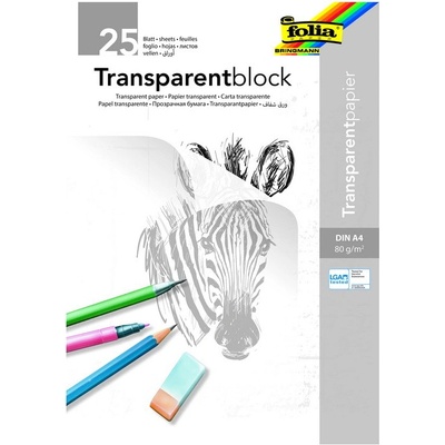 Folia Papier transparentný A4 80g 25 listov