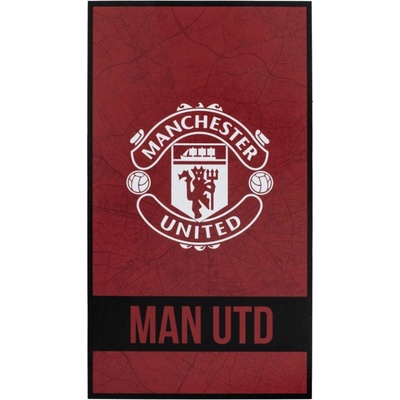 CurePink osuška FC Manchester United znak 70 x 140 cm