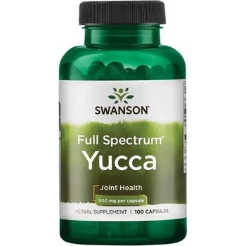 Swanson Full Spectrum Yucca, 500 mg, 100 капсули, Swanson (SW972)