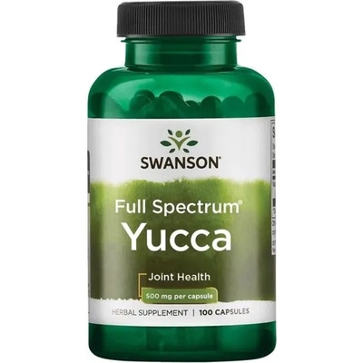 Swanson Full Spectrum Yucca, 500 mg, 100 капсули, Swanson (SW972)