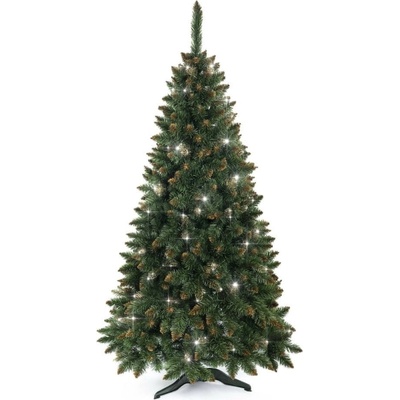 Aga Vánoční stromeček Borovice 180 cm Crystal zlatá