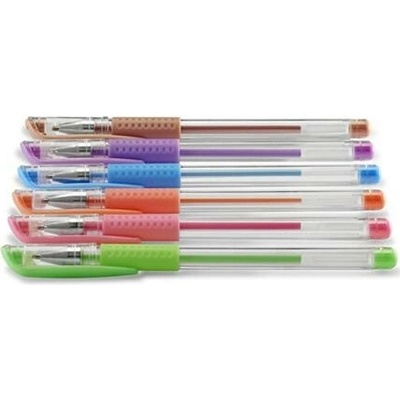 Hama gelové kuličkové pero Pastel - set 6 pastelových barev 7563