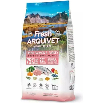 Arquivet Fresh Polovlhké losos s krůtím masem 2,5 kg