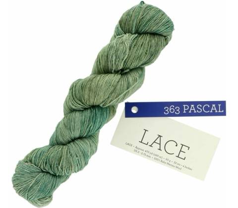Malabrigo Lace 363 Pascal zelená