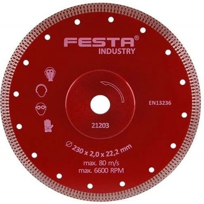 FESTA Kotouč diamantový festa industry 200x25. 4mm
