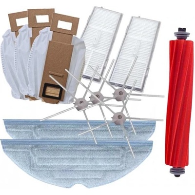 NipponCEC Roborock S7 Plus sada kartáčů, bočních kartáčků, mopovacích textilií, filtrů a sáčků 12 ks