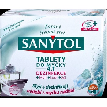 Sanytol 4v1 tablety do myčky nádobí 40 ks
