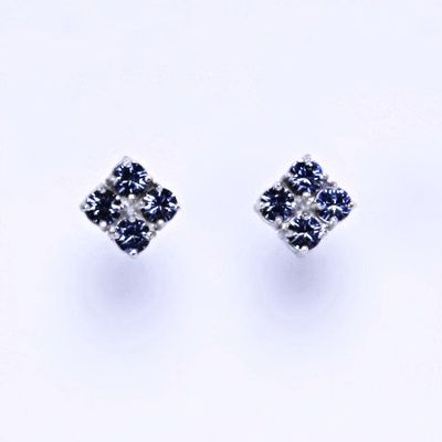 Čištín s krystaly Swarovski Light Saphire NŠ 1324