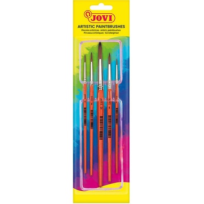 JOVI sada školských guľatých štetcov 5 ks