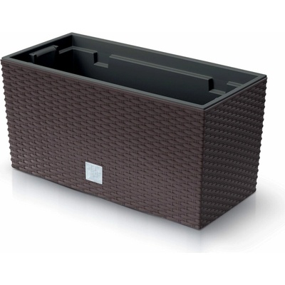 Prosperplast Kvetináč Rato Case vrátane vnútornej vložky - hnedý - D 58 cm