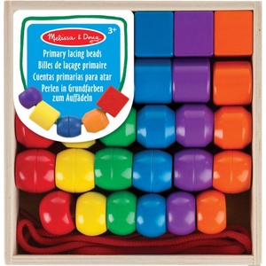 Melissa & Doug дървени нанизващи мъниста (6073163)