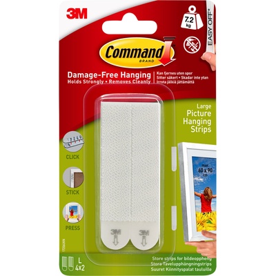 3M COMMAND lepící systém rámečků na zeď L-7.2kg, b