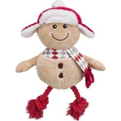 Trixie Vánoční hračka Xmas GINGERBREAD plyš bavlna 34 cm