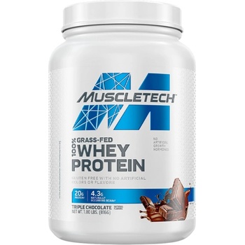 Image 1 of MuscleTech Grass-Fed 100% Whey Protein [816 грама] Шоколад