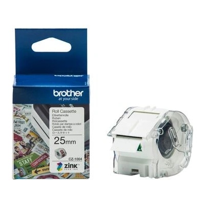 Brother Continuous Paper Tape (Full colour, Ink-free 25mm) (CZ1004)