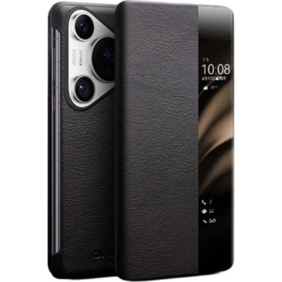 Qialino Активен Калъф за Huawei Pura 70, Qialino Smart Book Case, Черен (5906601971503)