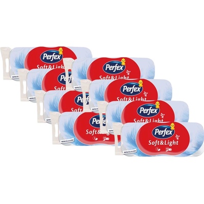 Perfex Soft&Light 3-vrstvý 80 ks