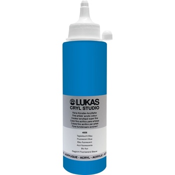 LUKAS Cryl Studio АКРИЛНА боя Fluorescent Blue 250 ml 1 бр (46060250)