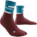 Cep Short Socks 4.0 pánska Petrol / Dark Red
