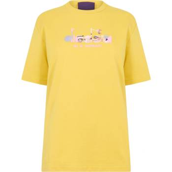 Diadora Тениска Diadora Women's Eye Short Sleeve T-Shirt - Yellow