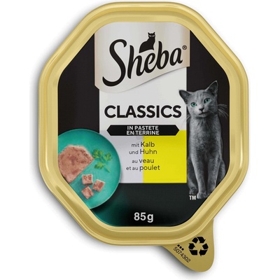 Sheba Трей Пастет за котки с птиче 85гр