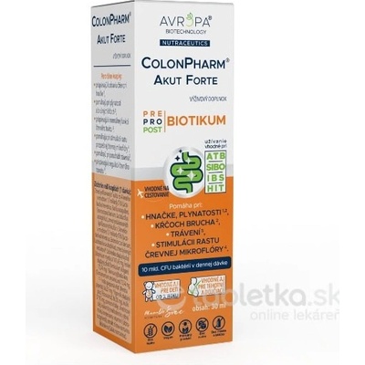 AVROPA ColonPharm Akut Forte kvapky 30 ml