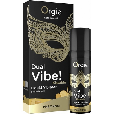 Orgie Dual Vibe! Kissable Liquid Vibrator Pina Colada 15 ml