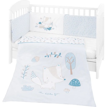 KikkaBoo Бебешки спален комплект 2 части EU style 60/120 Little Fox (41101020107)