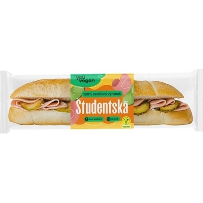 You Vegan Rastlinná bageta Študentská 190 g