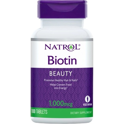 Natrol Biotin 1000 mcg [100 Таблетки]
