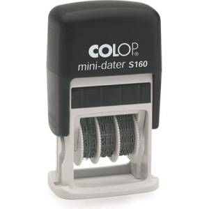 COLOP Печат с дата, colop "s 160", синя подложка 01051660 (01051660)