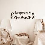Decono Метален Надпис Happiness is Homemade