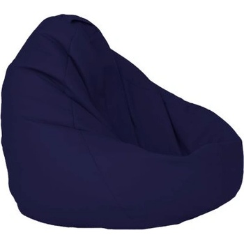 Image 1 of PUFRELAX Пуф, круша, 320л. , Nirvana Grande - Teteron Bleumarin, За открито, Перящ се калъф, Пълнеж от Полистиролни перли, 8323 (PUF-G-NGR-TEX-BLM)