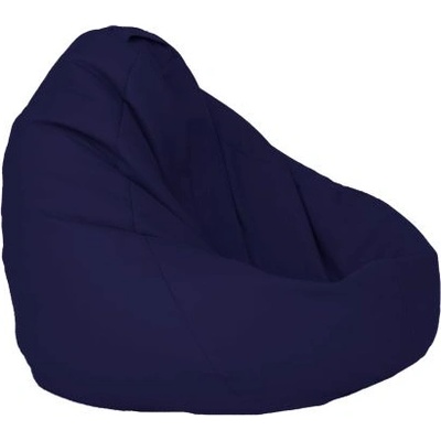 PUFRELAX Пуф, круша, 320л. , Nirvana Grande - Teteron Bleumarin, За открито, Перящ се калъф, Пълнеж от Полистиролни перли, 8323 (PUF-G-NGR-TEX-BLM)