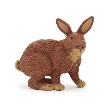 Image 1 of Papo - Фигурка за колекциониране и игра - Кафяво зайче (51049)