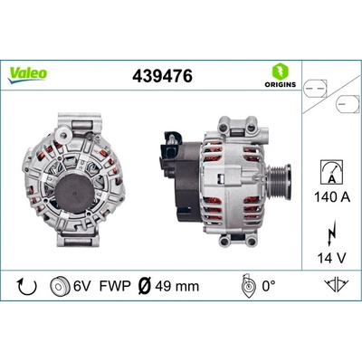 Alternátor VALEO 439476