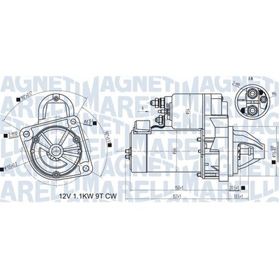 Štartér MAGNETI MARELLI 063721419810