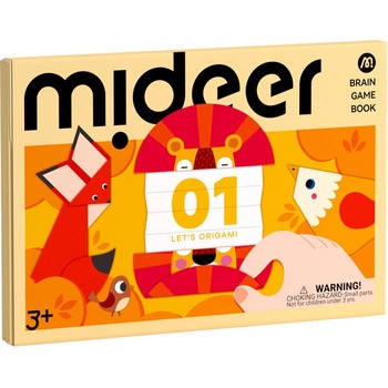 Mideer LEVEL UP 01 Origami skládačka Zvířátka 50ks