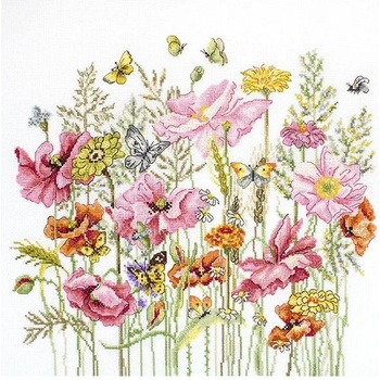 Luca-S Летен букет - гоблен със схема b2387