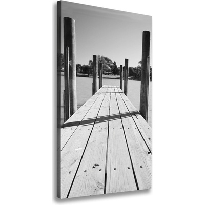Vertikálny foto obraz na plátne Drevené mólo 50x100 cm
