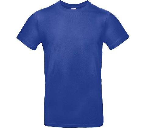 B&C #E190 tričko modré cobalt