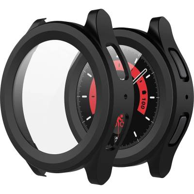 Techsuit Протектор за Samsung Galaxy Watch5 Pro + Протектор - Defense360 Pro - Черен