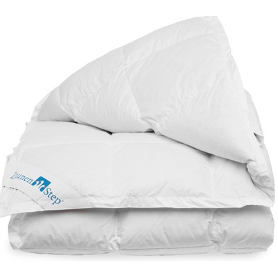 DaunenStep Kvalitný páperový prikrývka zo 100% páperia D600 celoročná 155x200