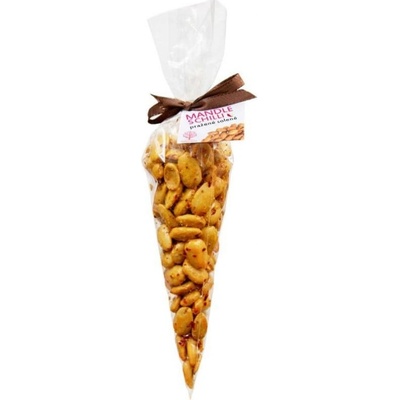 Pražené mandle s chilli, Hustopečská mandlárna, kornout, balení 120 g