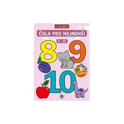 Omaľovánka A5 Čísla pre najmenších, 2. diel