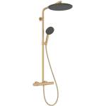 Hansgrohe Raindance Alive S Puro - Душ комплект с термостат, 21x34 cm, 3 струи, четкан бронз 24592140 (24592140)