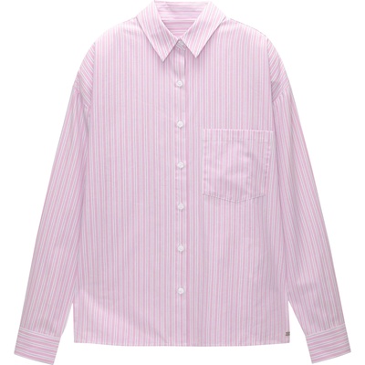 Pull&Bear Тениска за спане розово, размер S
