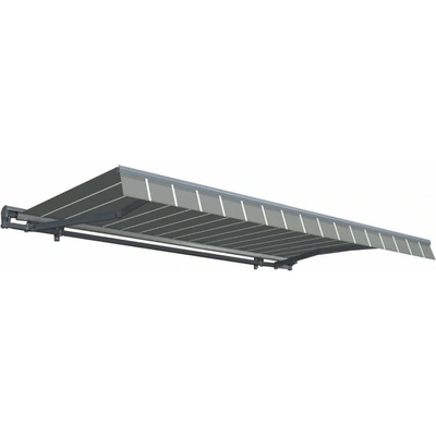 Gutroof Premium AUTOMATIC markíza 500x300 cm, sivá/biela 005340