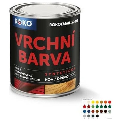 Rokoemail S 20,3 ČSN 11,0 šeď střední 0,6 L